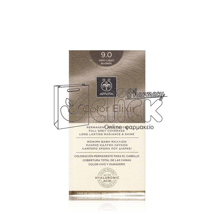 APIVITA MY COLOR ELIXIR 9.0 Ξανθό πολύ ανοιχτό 