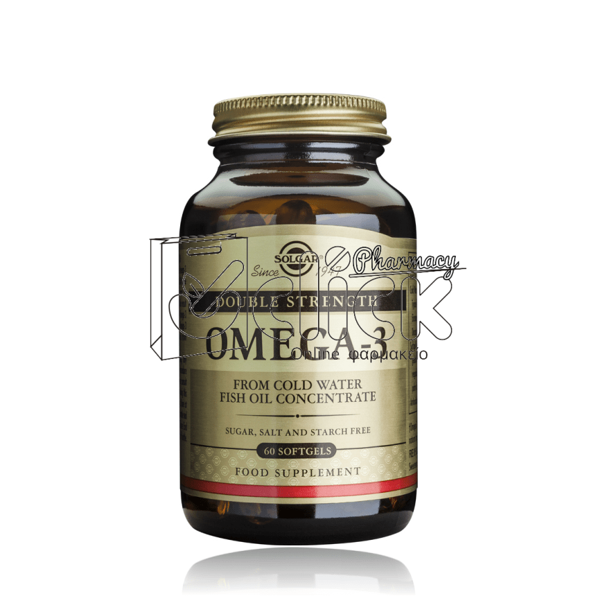 SOLGAR OMEGA-3 DOUBLE STRENGTH X60
