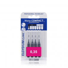 ELGYDIUM MONOCOMPACT 0,35 BLACK μεσοδόντια βουρτσάκια 4τμχ