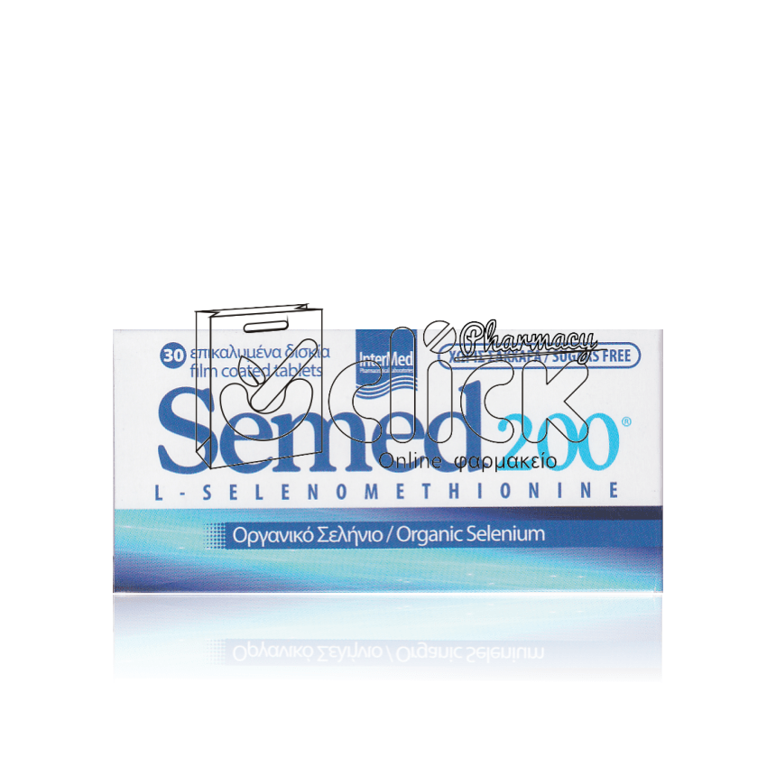 SEMED 200μg Οργανικό Σελήνιο 30 επικαλυμμένα  δισκία 