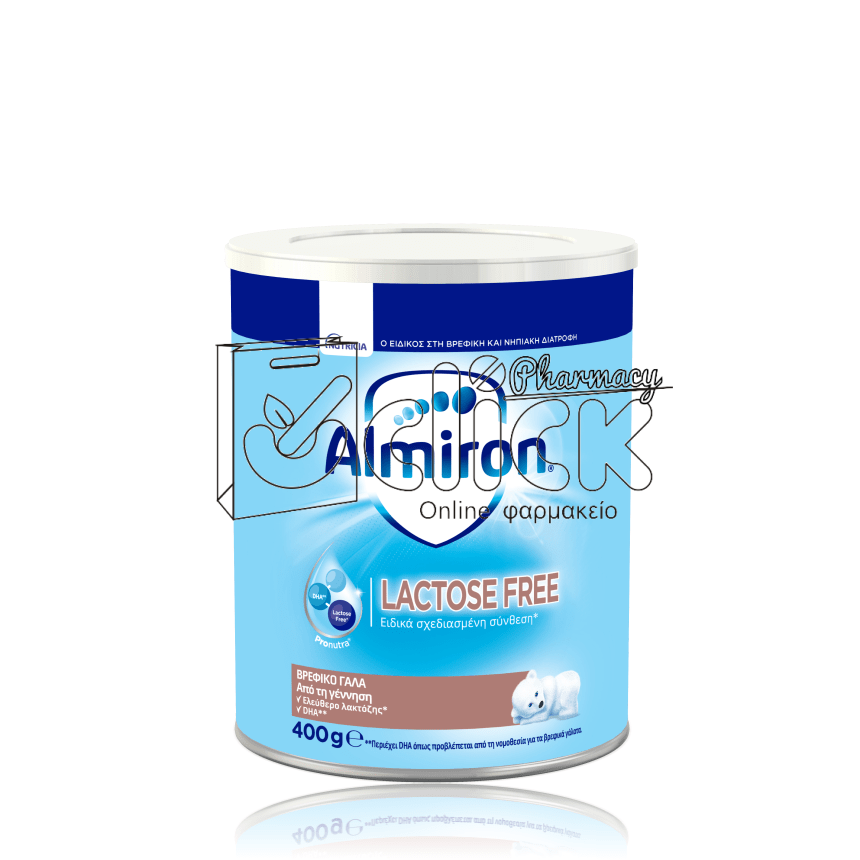 ALMIRON LACTOSE FREE για Βρέφη με Δυσανεξία στη Λακτόζη 400gr