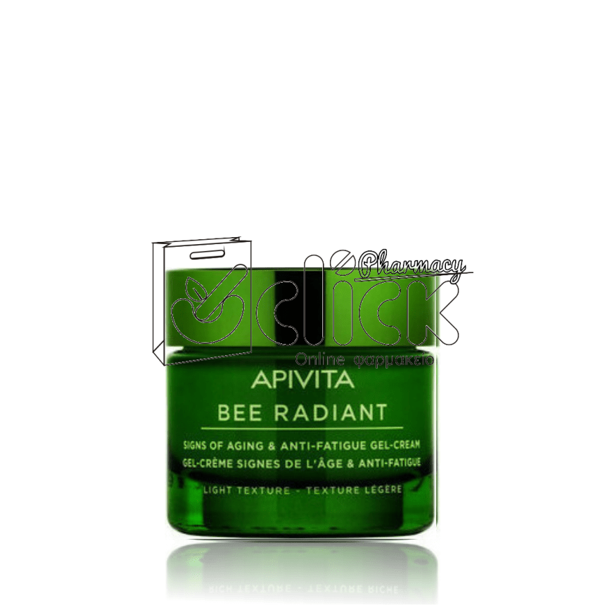 APIVITA Bee Radiant Κρέμα-Gel για Σημάδια Γήρανσης & Ξεκούραστη Όψη - Ελαφριά Υφή 50ml