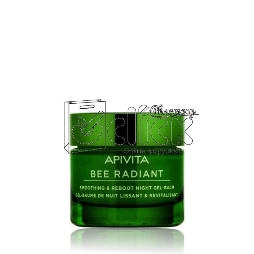APIVITA Bee Radiant Gel-Balm Νύχτας για Λείανση & Αναζωογόνηση 50ml