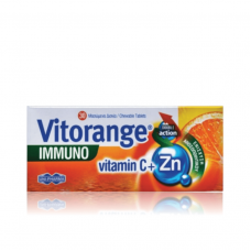 UNI-PHARMA Vitorange Immuno Vitamin C + Zn 30 μασώμενα δισκία