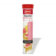 LANES Vitamin C 500mg Plus Beauty αναβράζοντα δισκία x20