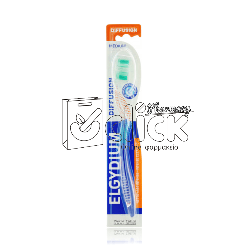 ELGYDIUM Οδοντόβουρτσα Diffusion Μέτρια 1 τμχ