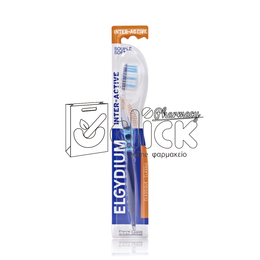 ELGYDIUM Οδοντόβουρτσα Inter-active Μαλακή 1 τμχ ELGYDIUM Οδοντόβουρτσα Inter-active Μαλακή 1 τμχ