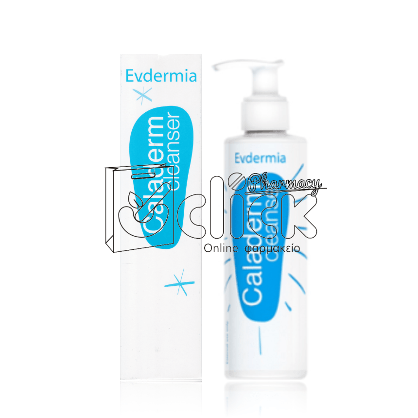 EVDERMIA Caladerm Cleanser Υγρό καθαρισμού προσώπου για τις ανάγκες της λιπαρής επιδερμίδας 200ml