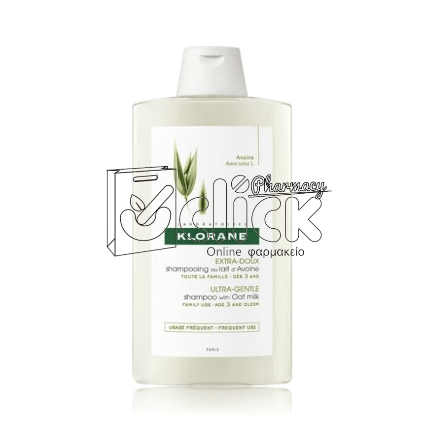 KLORANE SHAMPOO AVOINE με Γαλάκτωμα Βρώμης για Συχνή Χρήση 400ml