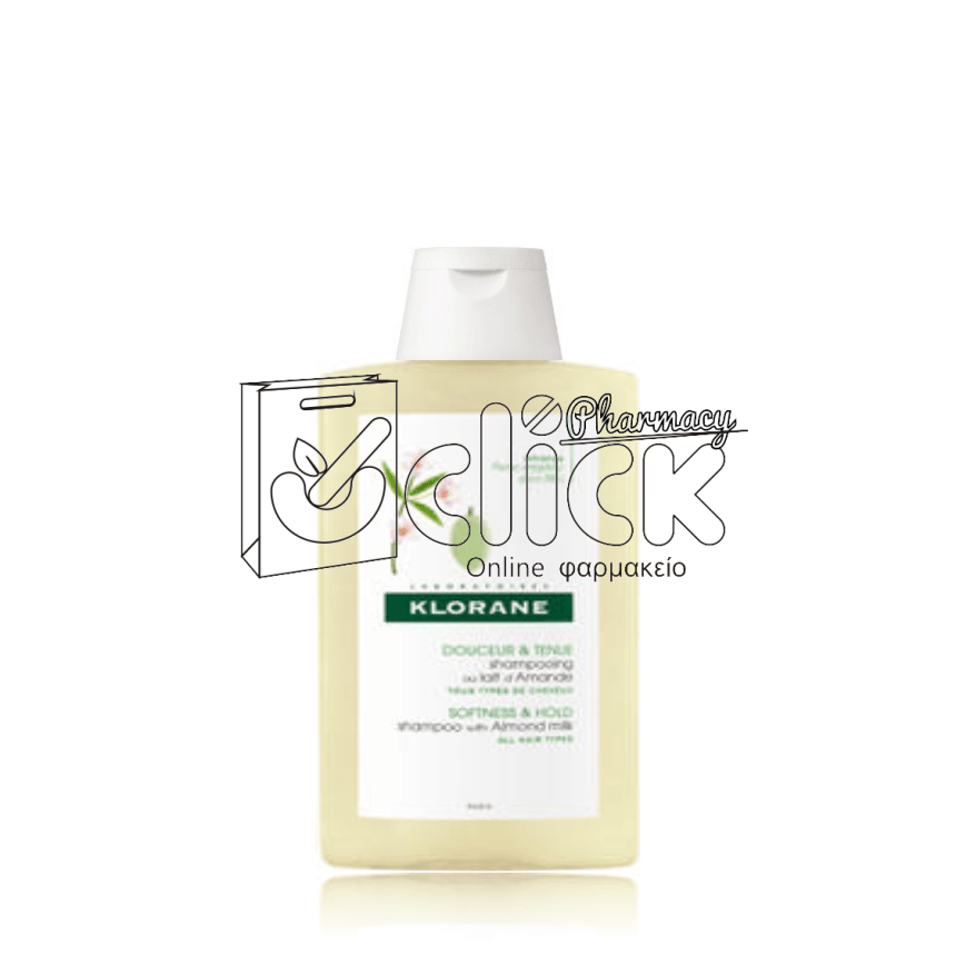 KLORANE SHAMPOO AMANDE με Γαλάκτωμα Αμυγδάλου για Λεπτά Μαλλιά 200ml