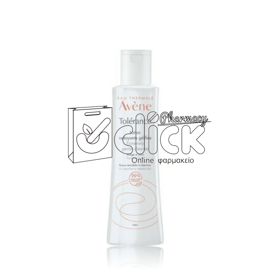 AVENE Tolerance Lotion Nettoyante Gelifiee Λοσιόν Καθαρισμού Μακιγιάζ για Αντιδραστικό Ευαίσθητο Δέρμα, 200ml