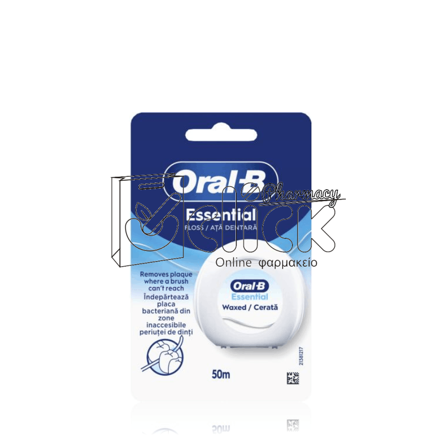 ORAL-B Essential Floss Κηρωμένο οδοντικό νήμα 50m
