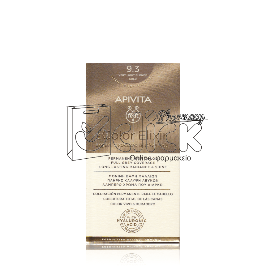 APIVITA MY COLOR ELIXIR 9.3 Ξανθό πολύ ανοιχτό μελί