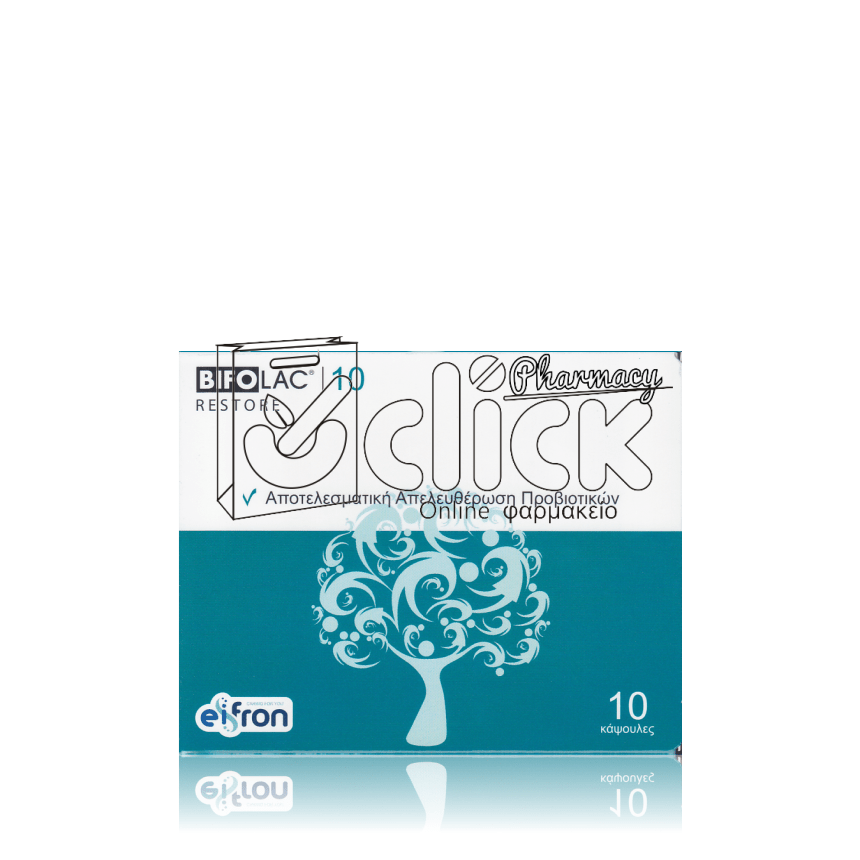 Bifolac 10 Restore Probiotics Συμπλήρωμα Διατροφής για Αποκατάσταση της Εντερικής Χλωρίδας 10 κάψουλες
