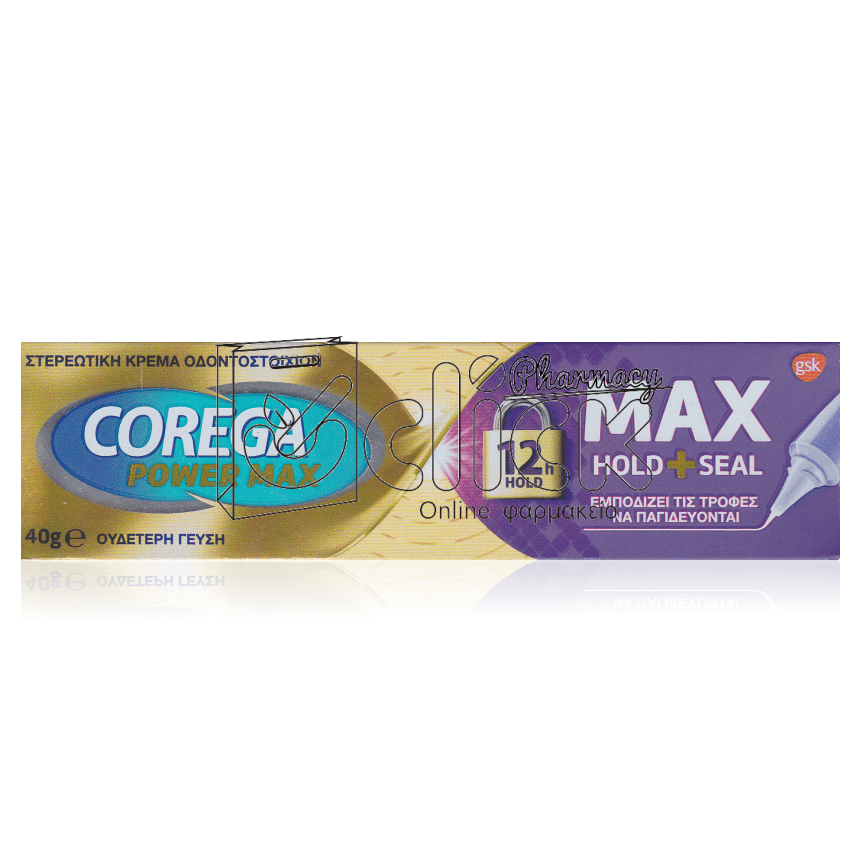 COREGA Max Seal Στερεωτική Κρέμα Οδοντοστοιχιών 40g