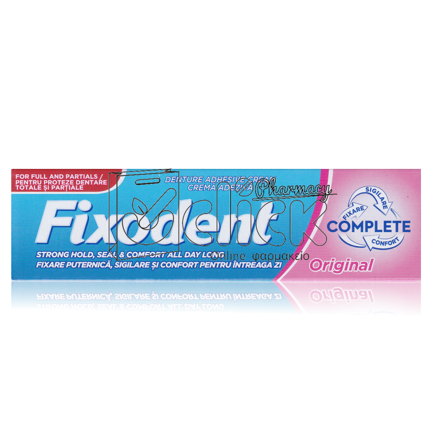 FIXODENT Complete Original Στερεωτική Κρέμα για Τεχνητή Οδοντοστοιχία 47gr