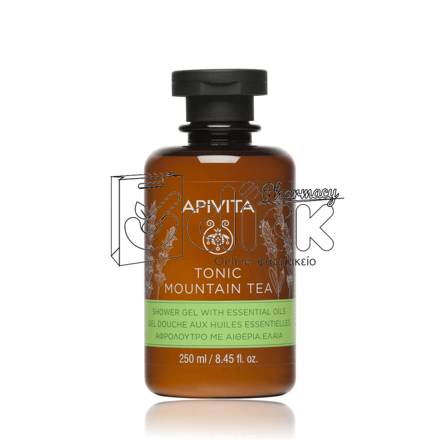 APIVITA Tonic Mountain Tea Αφρόλουτρο με Αιθέρια Έλαια 250ml