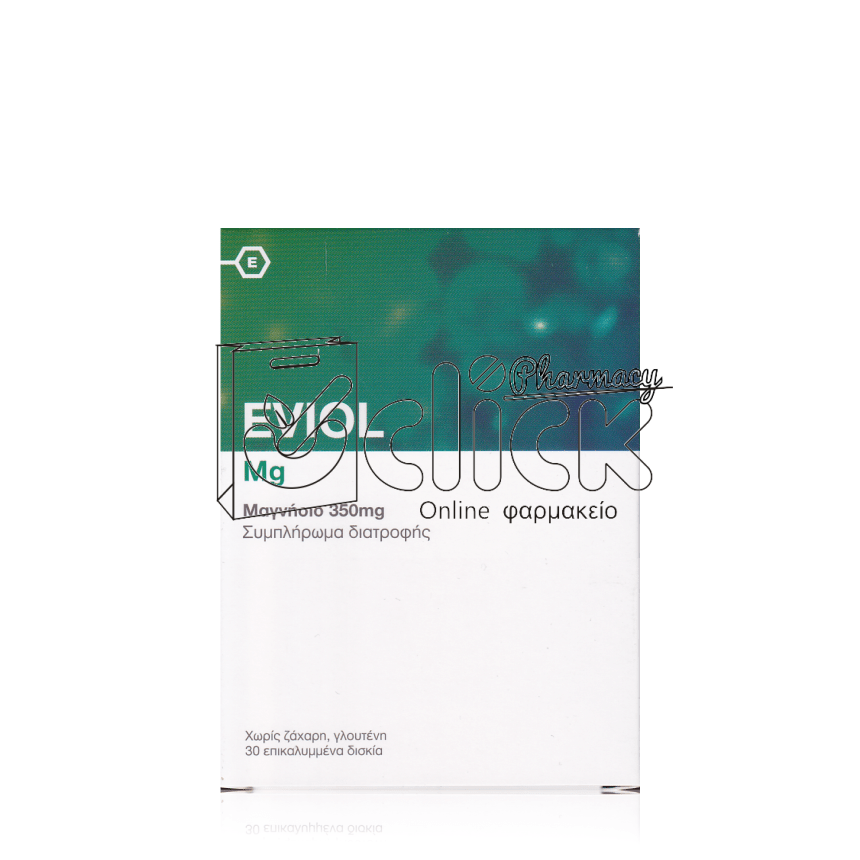 EVIOL Magnesium 350mg x30 μαλακές κάψουλες