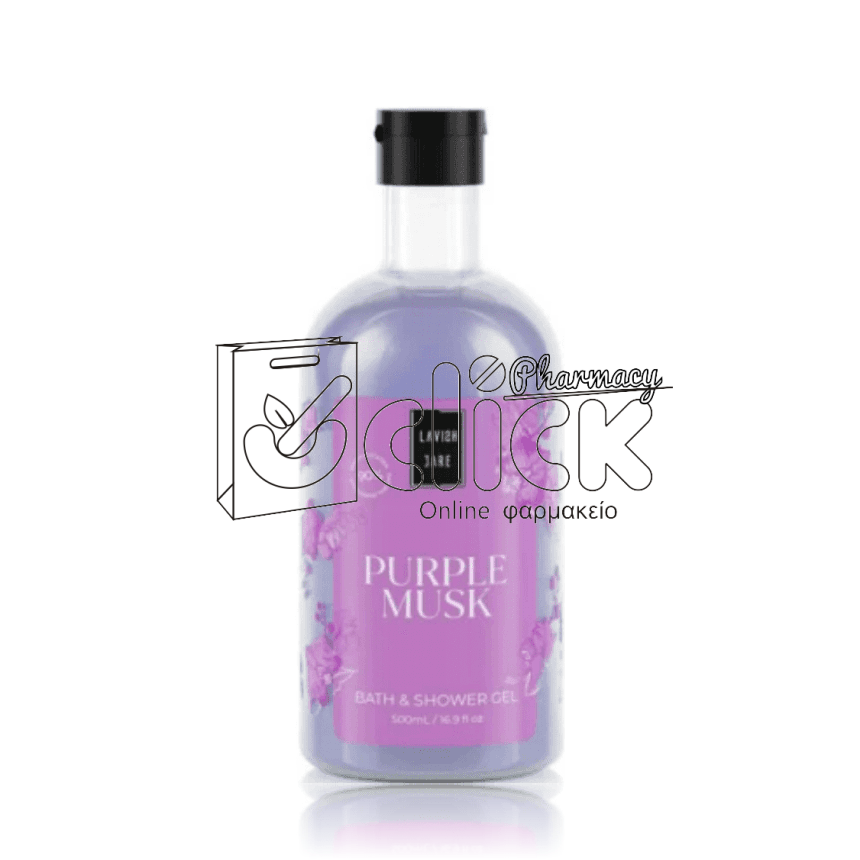 LAVISH CARE Shower Gel Purple Musk 500ml