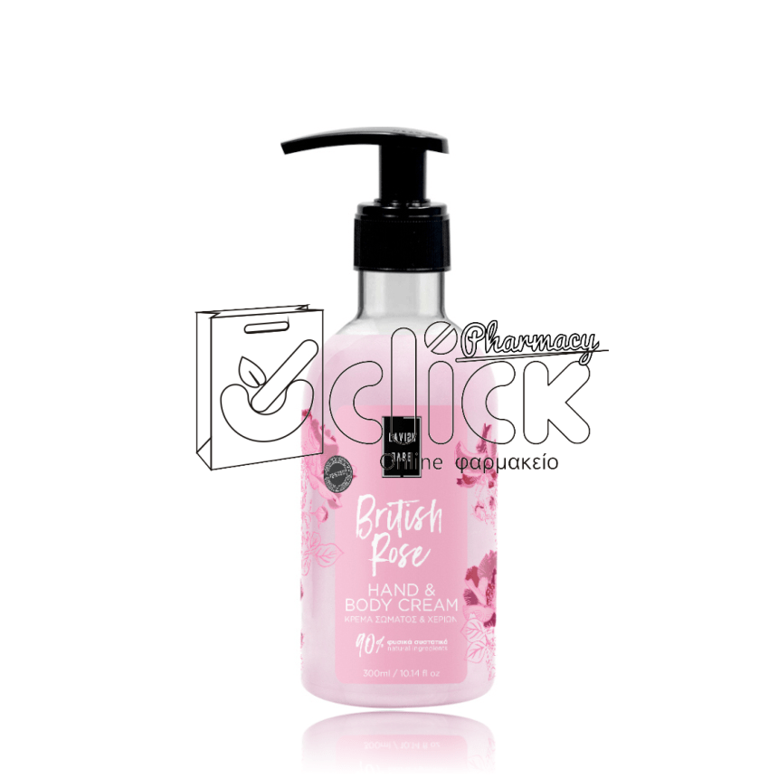 LAVISH CARE Hand & Body Cream British Rose 300ml