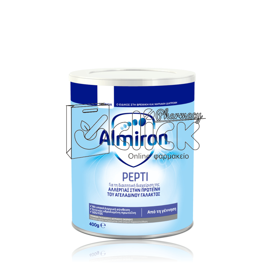 ALMIRON Pepti Γάλα για Βρέφη με Διαγνωσμένη Αλλεργία στην Πρωτεΐνη του Αγελαδινού Γάλακτος 400gr