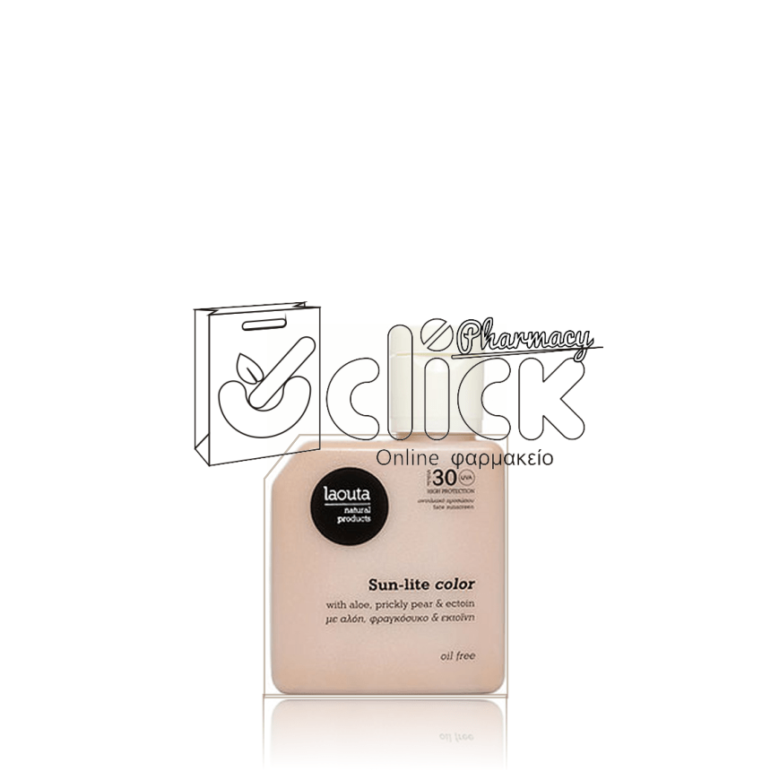 LAOUTA Sun-lite color Αντηλιακό Προσώπου Oil Free 50ml