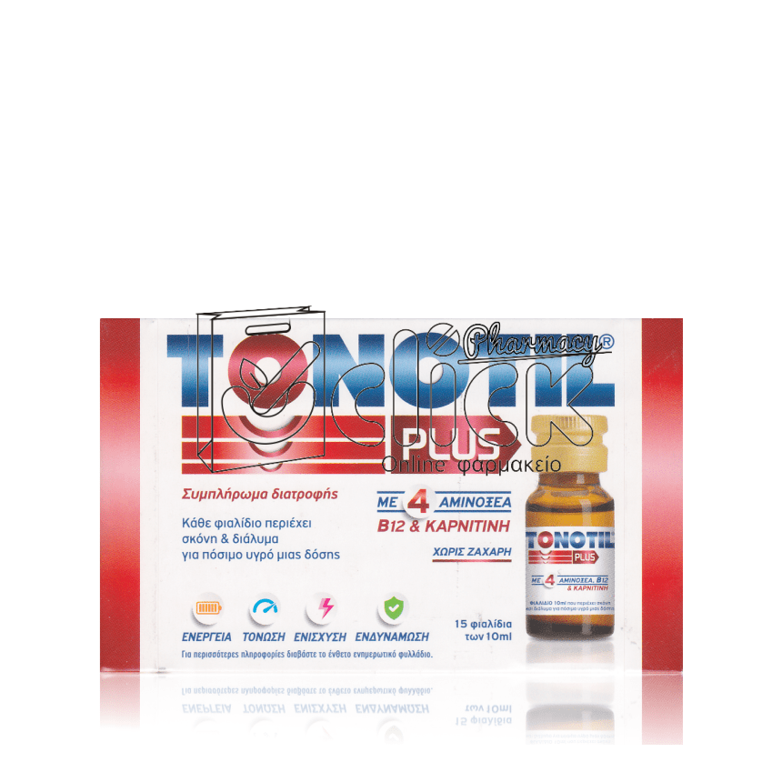 TONOTIL PLUS Πόσιμες Αμπούλες 10ml x15
