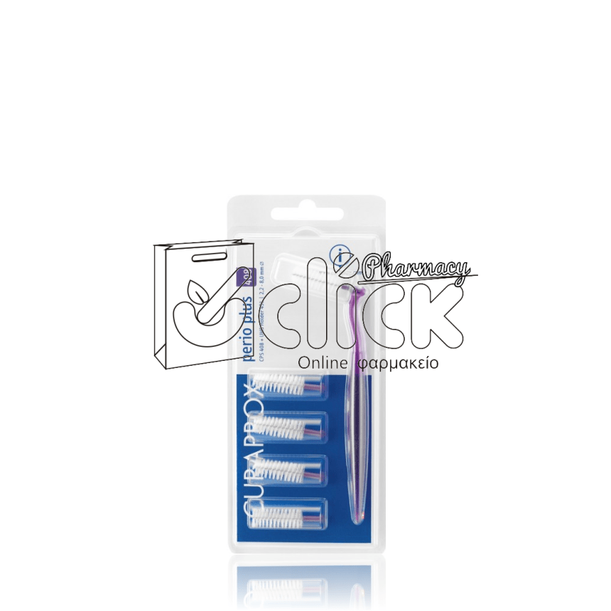 CURAPROX CPS 408 Perio Plus Μεσοδόντιο Βουρτσάκι με Λαβή 2.2mm ΜΩΒ 5τμχ