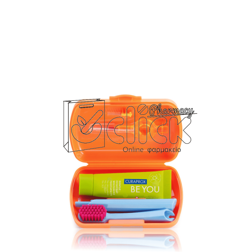 CURAPROX TRAVEL SET ΠΟΡΤΟΚΑΛΙ CURAPROX TRAVEL SET ΠΟΡΤΟΚΑΛΙ