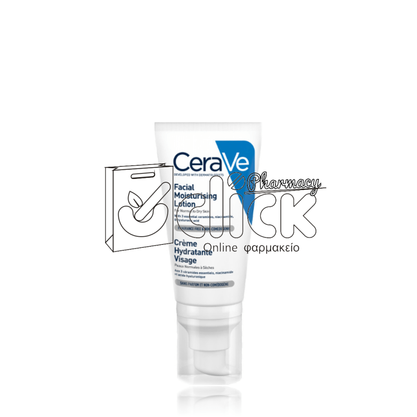 CERAVE Facial Moisturising Lotion Ενυδατική Κρέμα Προσώπου 52ml
