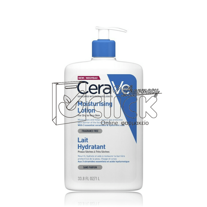 CERAVE Moisturising Lotion Ενυδατικό Γαλάκτωμα Προσώπου & Σώματος 1L