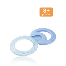 NUK Μασητικός Κρίκος Οδοντοφυΐας με Gel από Σιλικόνη για 3m+ 1 τμχ - Μπλε