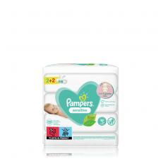 PAMPERS Wipes Sensitive υποαλλεργικά μωρομάντηλα, 4x52 τμχ