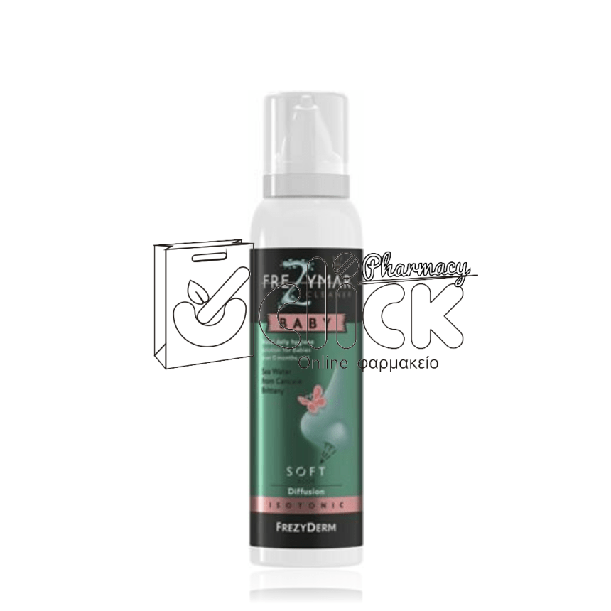 FREZYDERM Frezymar Cleaner Baby Soft Ισότονο Ρινικό Σπρέι με Θαλασσινό Νερό για Βρέφη 120ml