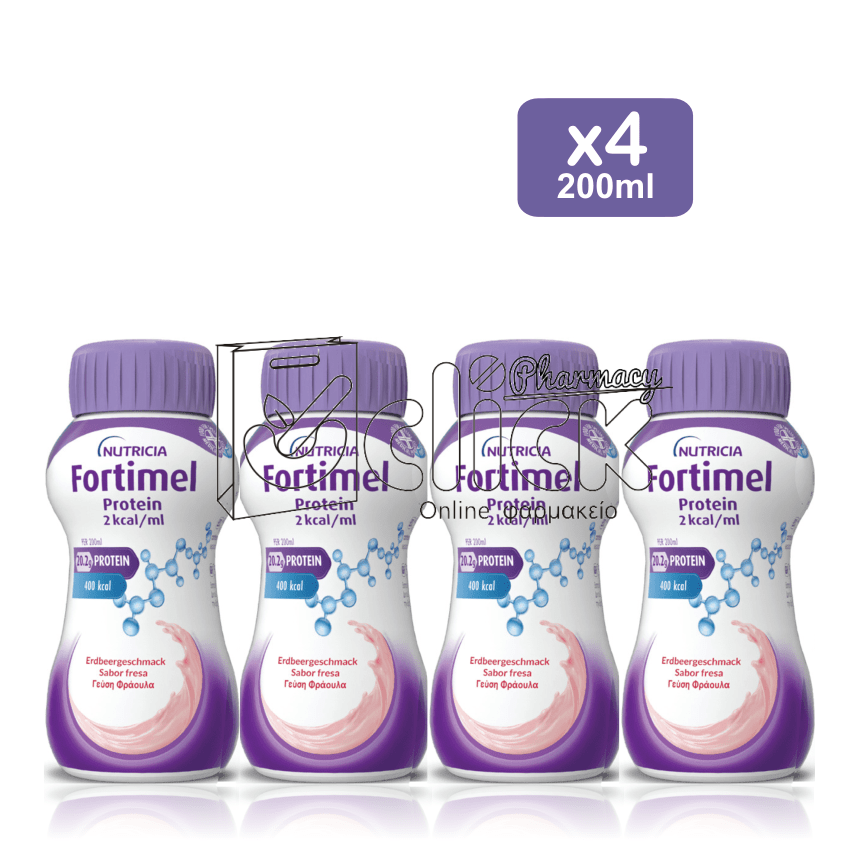 NUTRICIA Fortimel Protein 1.5 kcal 4x200ml - Φράουλα
