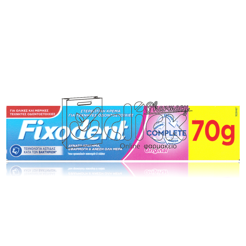 FIXODENT Complete Original Στερεωτική Κρέμα Τεχνητής Οδοντοστοιχίας 70gr