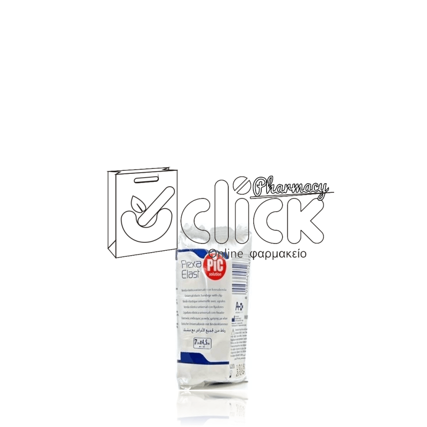 PIC Solution Flexa Elast Ελαστικός Λευκός Επίδεσμος 7cm x 4.5m