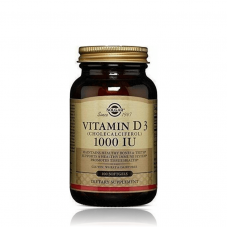 SOLGAR Vitamin D3 1000 IU (25μg) Βιταμίνης D3 x100 softgels